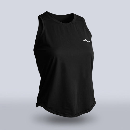 Women's Black Eco-Light Running Singlet - Premium  from TARKINE RUNNING - Just $70! Shop now at TARKINE ATHLETICS