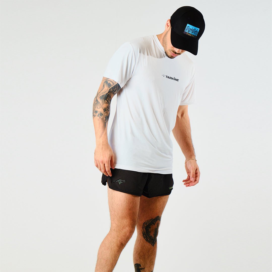 Men's Eco Running Shorts - Premium Shorts from TARKINE SPORT - Just $40! Shop now at TARKINE ATHLETICS