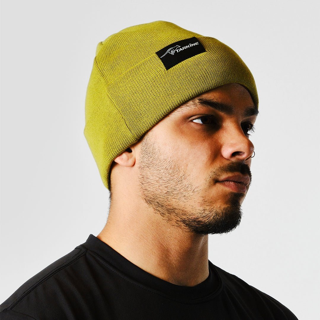 Men's Green Savage River Beanie - Premium caps from TARKINE SPORT - Just $30! Shop now at TARKINE ATHLETICS