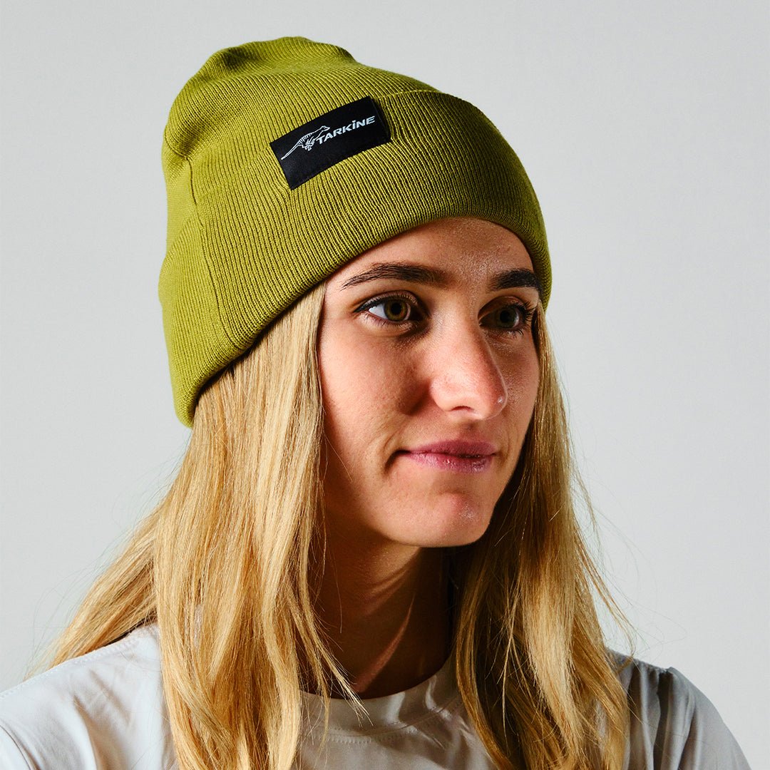 Women's Green Savage River Beanie - Premium caps from TARKINE SPORT - Just $30! Shop now at TARKINE ATHLETICS