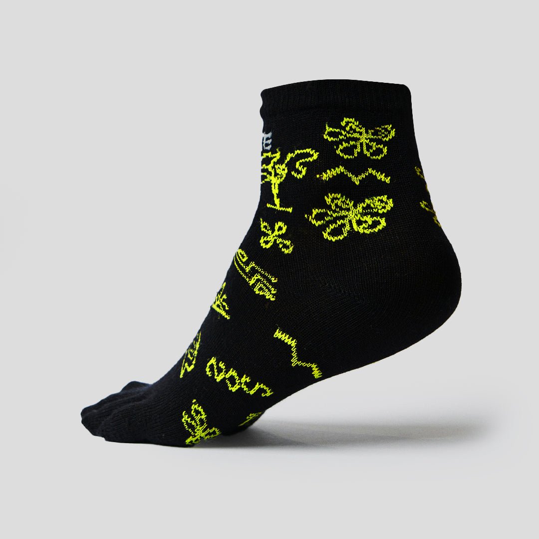 Merino Luxury Run Mid Crew Toe Socks (unisex) - Premium Socks from TARKINE RUNNING - Just $24.95! Shop now at TARKINE RUNNING