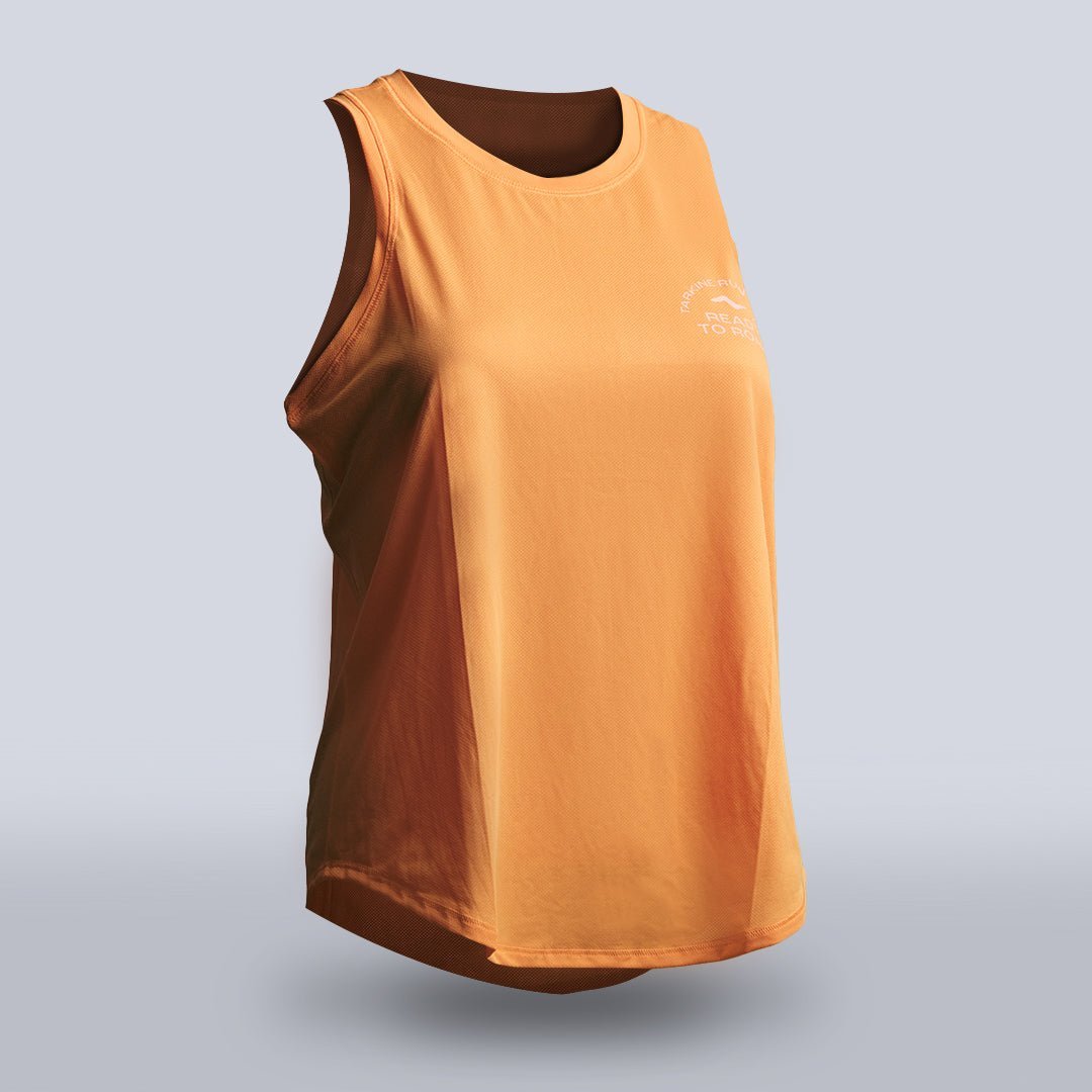 Women's Peach Eco-Light Running Singlet - Premium  from TARKINE RUNNING - Just $57! Shop now at TARKINE ATHLETICS