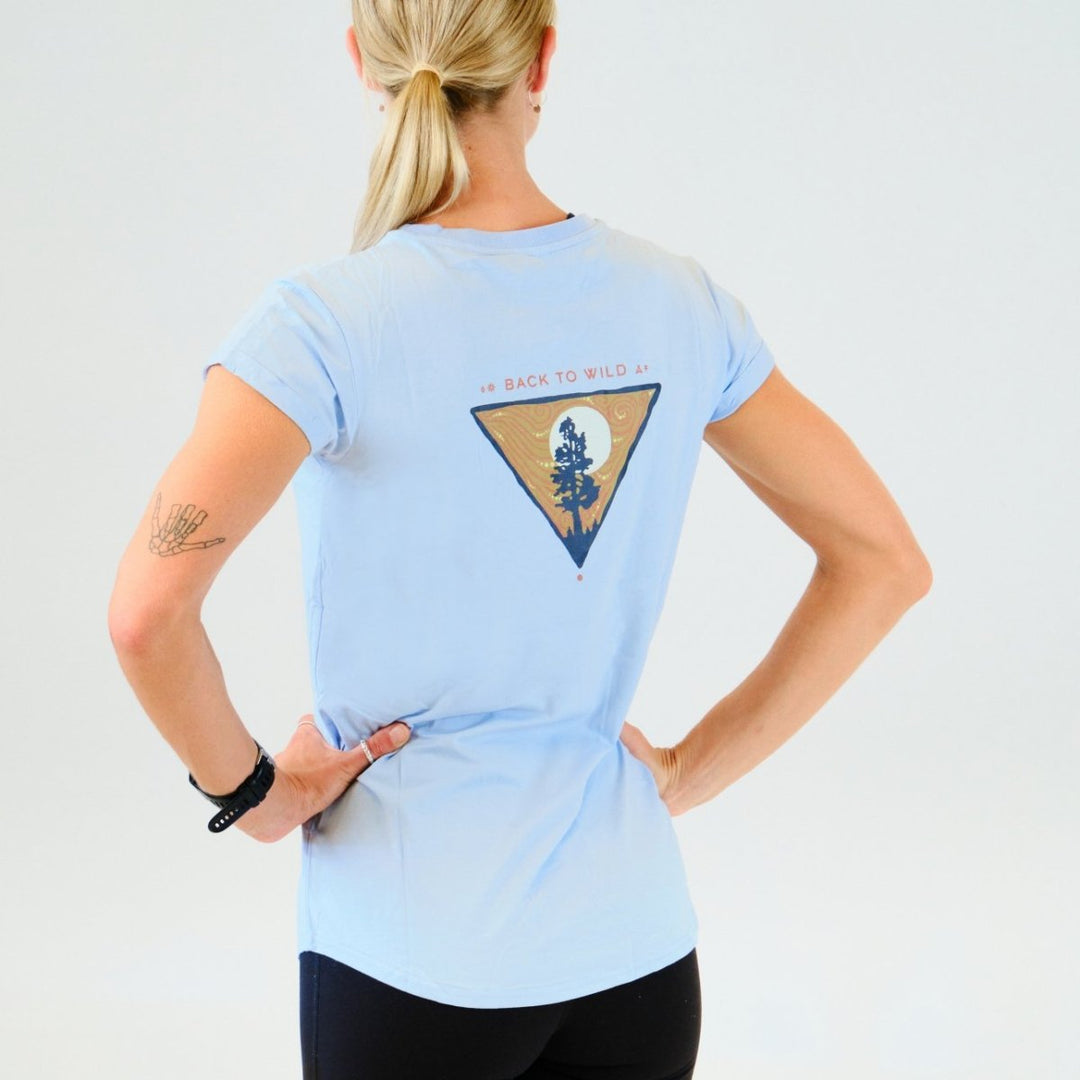 Back to Wild | Women's Free and Easy Daily Eco Tee - Premium  from TARKINE RUNNING - Just $45! Shop now at TARKINE ATHLETICS