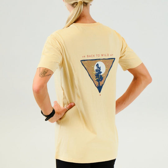 Back to Wild | Unisex Free and Easy Daily Eco Tee - Premium  from TARKINE SPORT - Just $50! Shop now at TARKINE ATHLETICS