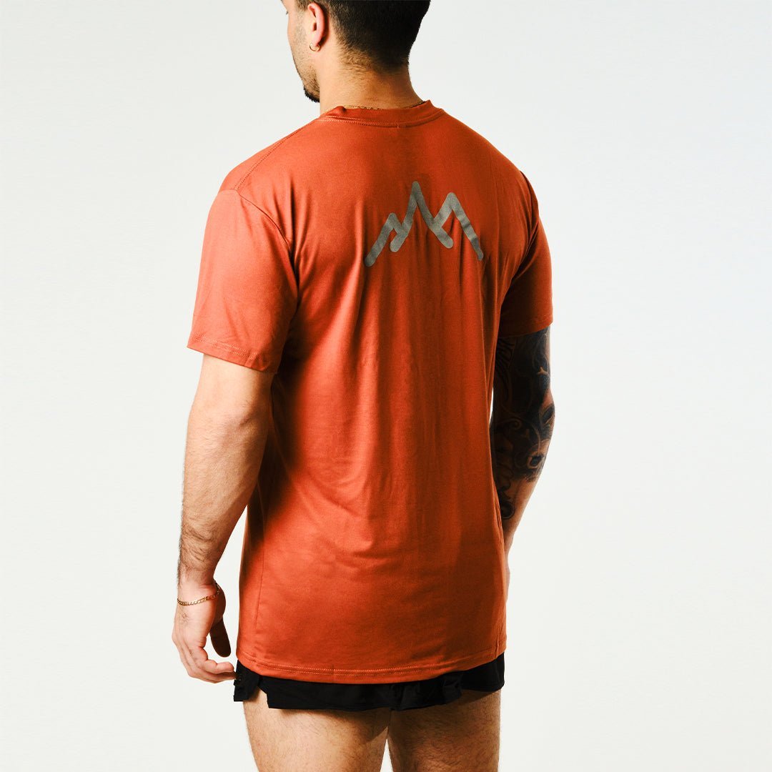 Men's Tarkine Ultra-Eco Run Tee (Orange/Standard Thickness) - Premium  from TARKINE SPORT - Just $52! Shop now at TARKINE ATHLETICS