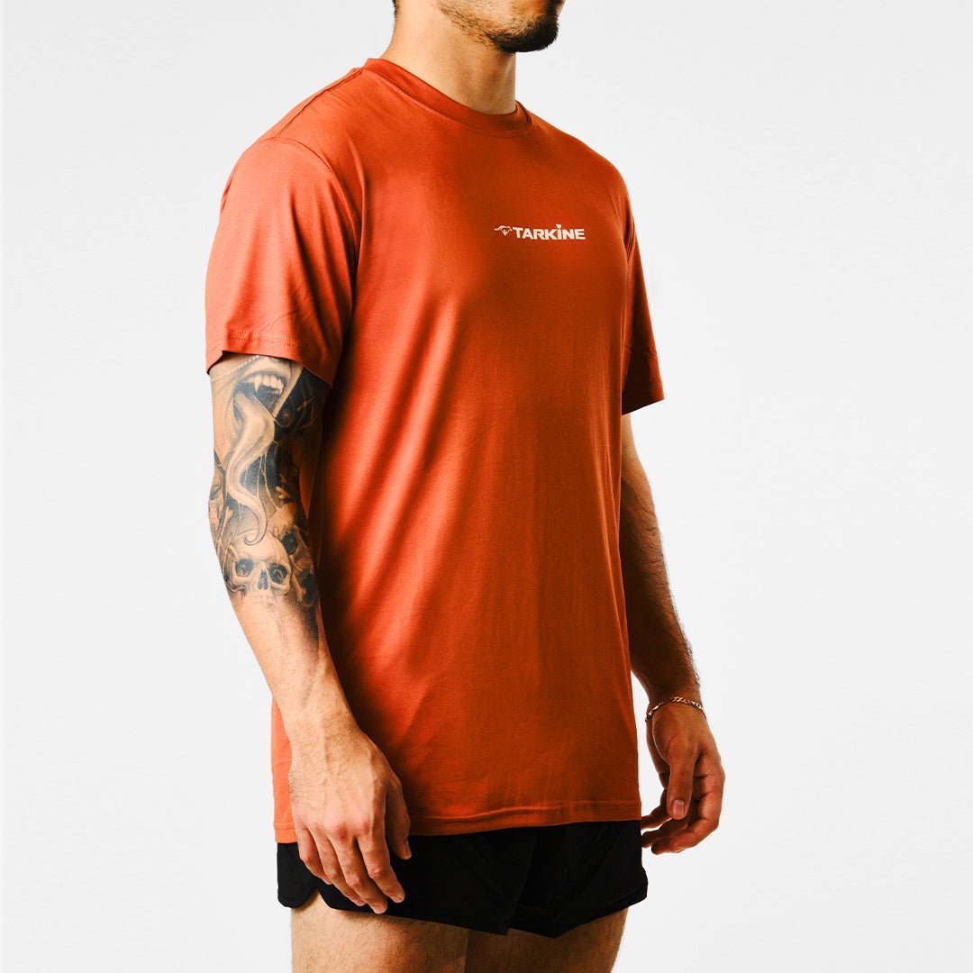 Men's Tarkine Ultra-Eco Run Tee (Orange/Standard Thickness) - Premium  from TARKINE SPORT - Just $52! Shop now at TARKINE ATHLETICS