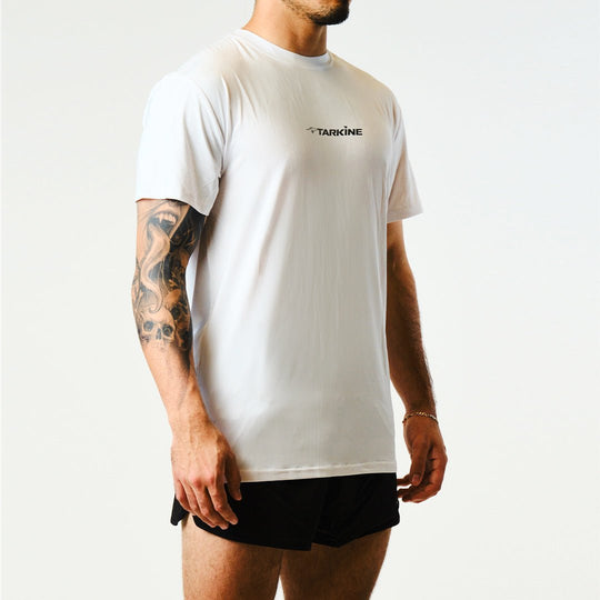 Men's Tarkine Ultra-Eco Run Tee (Tassie Devil White/Thin) - Premium  from TARKINE SPORT - Just $60! Shop now at TARKINE ATHLETICS