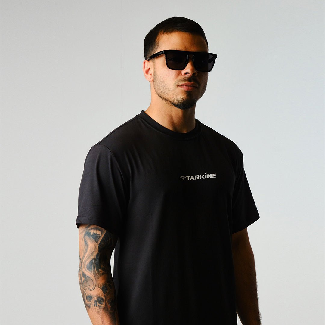 Men's Tarkine Ultra-Eco Run Tee (Black Original/Standard Thickness) - Premium  from TARKINE SPORT - Just $55! Shop now at TARKINE ATHLETICS