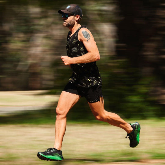 Men's Tarkine Elite Running Singlet - Premium Singlet from TARKINE SPORT - Just $69.95! Shop now at TARKINE ATHLETICS