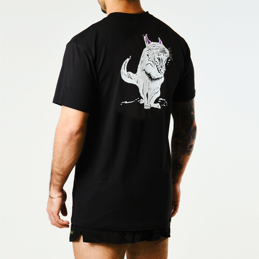 Men's Tarkine Ultra-Eco Run Tee (Tassie Devil Black/Standard Thickness) - Premium  from TARKINE SPORT - Just $55! Shop now at TARKINE ATHLETICS